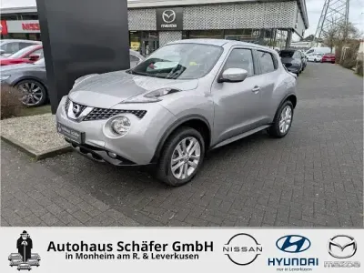 Używany Nissan Juke Acenta 117 KM (86 kW) 2017 Srebrny SUV
