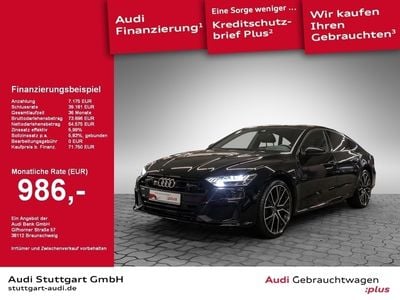 Usata Audi S7 Ambiente 344 CV (253 kW) 2022 Nero Utilitaria