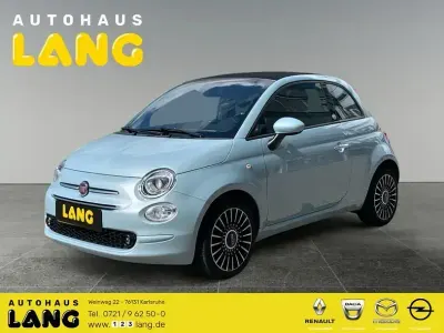 Second-hand Fiat 500C Launch Edition 69 CP (50 kW) 2020 Verde Cabrio