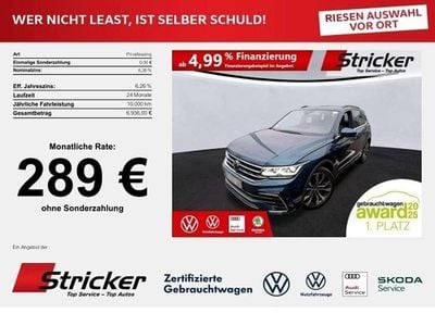 Second-hand VW Tiguan R-line 150 CP (110 kW) 2023 Albastru SUV