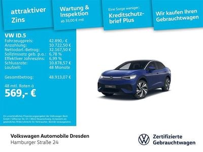 Gebraucht VW ID.5 Pro 210 kW (286 PS) 2025 Blue dusk metallic/schwarz SUV