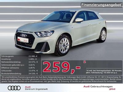 Tausilber metallic Gebraucht 2025 Audi A1 Sportback S-Line Kleinwagen | 23.980 € (Guter Preis)