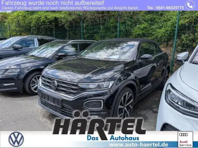 Gebraucht VW T-Roc Cabriolet R-line 150 PS (110 kW) 2021 Deep black perleffekt, pearl effect Cabrio