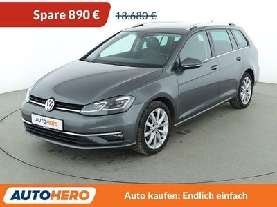 Usata VW Golf VII Highline 150 CV (110 kW) 2019 Grigio Station wagon