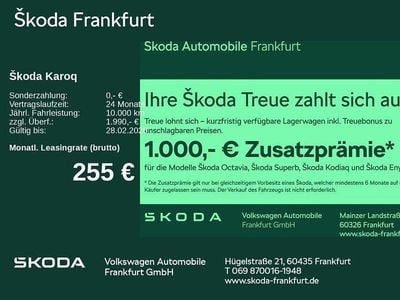 Neu Skoda Karoq SportLine 150 PS (110 kW) 2026 Grau SUV