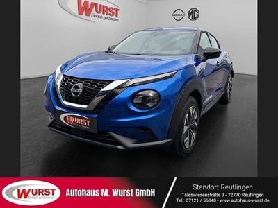 Neu Nissan Juke Acenta 114 PS (83 kW) 2025 Blau SUV
