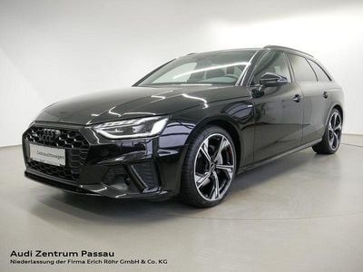 Mythosschwarz metallic Gebraucht 2022 Audi A4 S-Line Kombi | 35.075 € (Teuer)
