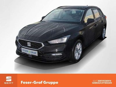 Gebraucht Seat Leon Style 150 PS (110 kW) 2022 Mitternachtsschwarz Kombi