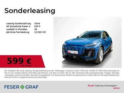 Gebraucht Audi Q6 e-tron S-Line 185 kW (252 PS) 2025 Ascariblau metallic SUV