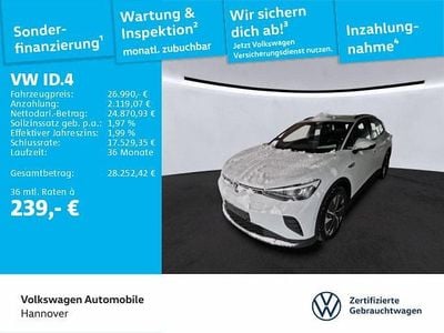 Gebraucht VW ID.4 Pro Performance 150 kW (204 PS) 2023 Weiß SUV