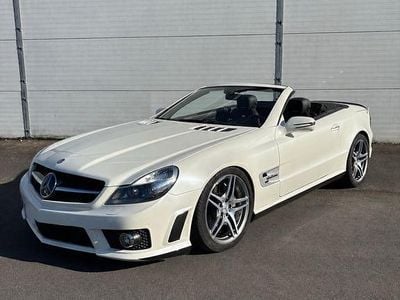 Usata Mercedes SL63 AMG AMG 525 CV (386 kW) 2009 Bianco Cabrio