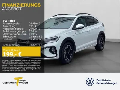 Neu VW Taigo R-line 116 PS (85 kW) 2025 Weiß SUV
