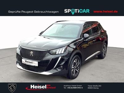 Gebraucht Peugeot e-2008 GT 100 kW (136 PS) 2022 Schwarz SUV