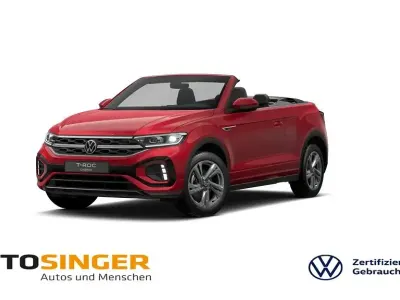 Brugt VW T-Roc Cabriolet R-line 150 HK (110 kW) 2025 Rød Cabriolet