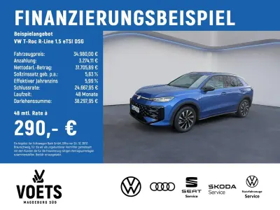 Gebraucht VW T-Roc R-line 150 PS (110 kW) 2025 Blau SUV