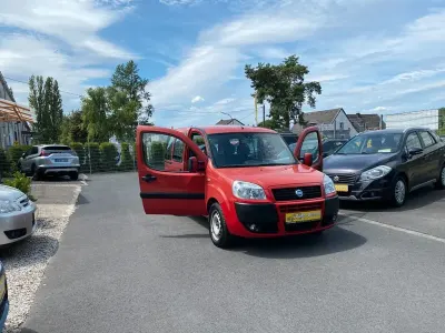 Gebraucht Fiat Doblò 77 PS (56 kW) 2007 Rot Van / Kleinbus