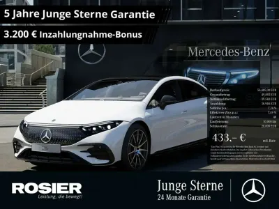Gebraucht Mercedes EQS450+ Premium Plus 244 kW (333 PS) 2022 Weiss / polarweiß Limousine