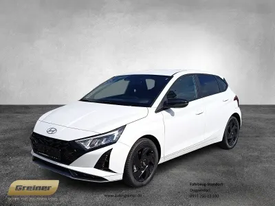 Neu Hyundai i20 Blackline 90 PS (66 kW) 2026 Atlas white Kleinwagen