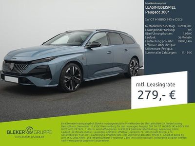 Nouă Peugeot 308 SW GT 145 CP (106 kW) 2025 Alb Break