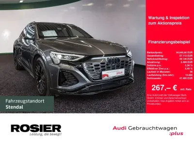 Gebraucht Audi Q8 e-tron S-Line 300 kW (408 PS) 2024 Daytonagrau perleffekt SUV