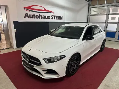 Brugt Mercedes A180 AMG line 136 HK (100 kW) 2020 Hvid Sedan