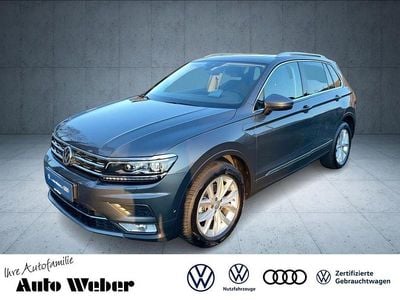 Grau Gebraucht 2017 VW Tiguan Highline SUV | 22.450 € (Guter Preis)
