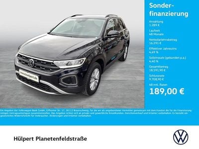 Usata VW T-Roc Life 110 CV (80 kW) 2022 Nero SUV