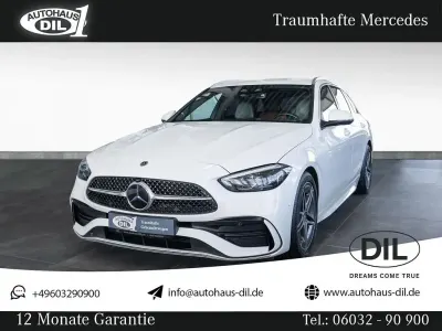 Gebraucht Mercedes C200 AMG 163 PS (119 kW) 2022 Polarweiss Limousine