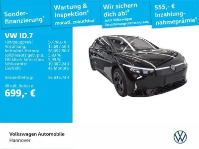 Gebraucht VW ID.7 GTX 250 kW (340 PS) 2025 Schwarz Limousine