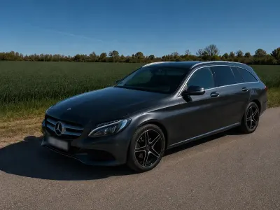 Gebraucht Mercedes C220 AMG line 170 PS (125 kW) 2015 Grau Kombi