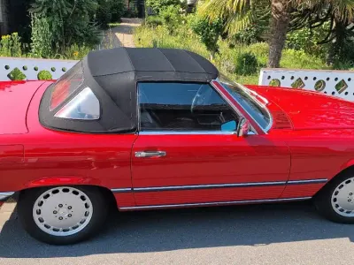 Gebraucht Mercedes SL300 180 PS (132 kW) 1987 Rot Cabrio