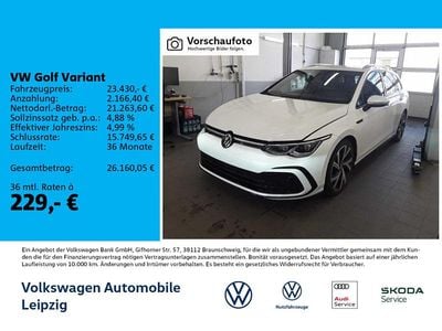 Gebraucht VW Golf VIII R-line 150 PS (110 kW) 2021 Weiß Kombi