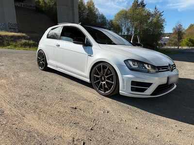Usata VW Golf R 300 CV (220 kW) 2014 Bianco Coupé