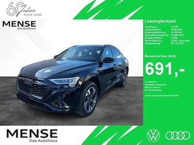 Gebraucht Audi e-tron Sportback S-Line 250 kW (340 PS) 2023 Mythosschwarz SUV