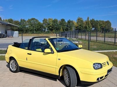 Gebraucht VW Golf Cabriolet Conceptline 116 PS (85 kW) 2002 Gelb Cabrio