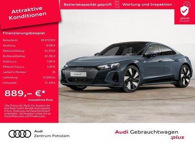 Kemoragrau metallic Gebraucht 2021 Audi e-tron GT quattro Ambiente Limousine | 69.970 €