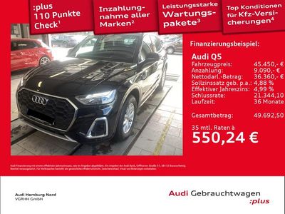 Gebraucht Audi Q5 S-Line 367 PS (269 kW) 2023 0e mythosschwarz metallic SUV