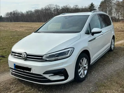 Brugt VW Touran R-line 150 HK (110 kW) 2019 Hvid MPV