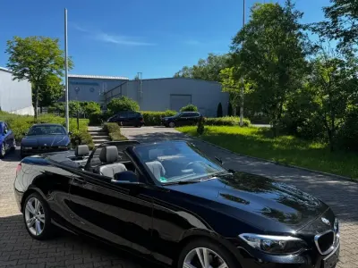 Gebraucht BMW 220 183 PS (134 kW) 2014 Schwarz Cabrio