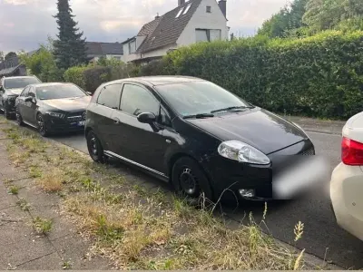 Gebraucht Fiat Grande Punto 95 PS (69 kW) 2007 Schwarz Kleinwagen