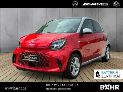 Gebraucht Smart ForFour Electric Drive Passion Premium 60 kW (82 PS) 2021 Karosserie in cadmium red () (metallic) Limousine