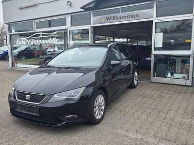 Usata Seat Leon ST Style 125 CV (91 kW) 2015 Nero Station wagon