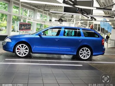 Gebraucht Skoda Octavia RS 170 PS (125 kW) 2008 Blau Kombi