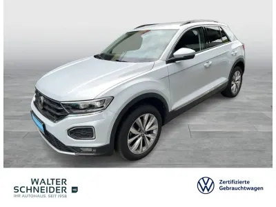 Gebraucht VW T-Roc Style 150 PS (110 kW) 2021 White silver metallic SUV