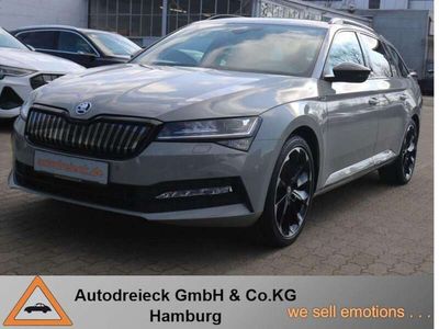 Gebraucht Skoda Superb SportLine 218 PS (160 kW) 2021 Steelgrau Kombi