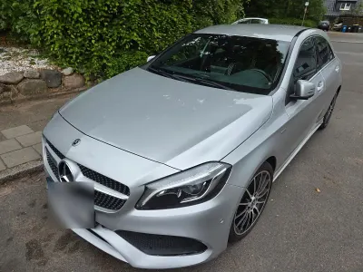 Gebraucht Mercedes A200 AMG line 156 PS (114 kW) 2017 Silber Limousine