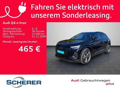 Gebraucht Audi Q4 e-tron Advanced Plus 125 kW (170 PS) 2022 Mythosschwarz metallic (metallic) SUV
