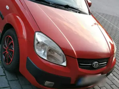 Brugt Kia Rio 97 HK (71 kW) 2007 Rød Hatchback