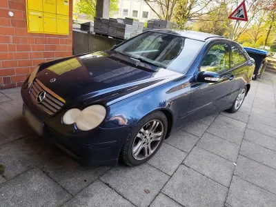 Brugt Mercedes CL230 197 HK (144 kW) 2001 Blå Coupe