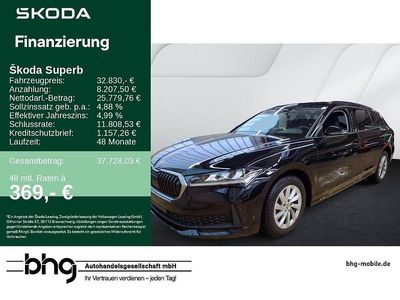 Schwarz Gebraucht 2025 Skoda Superb Essence Kombi | 32.830 € (Guter Preis)